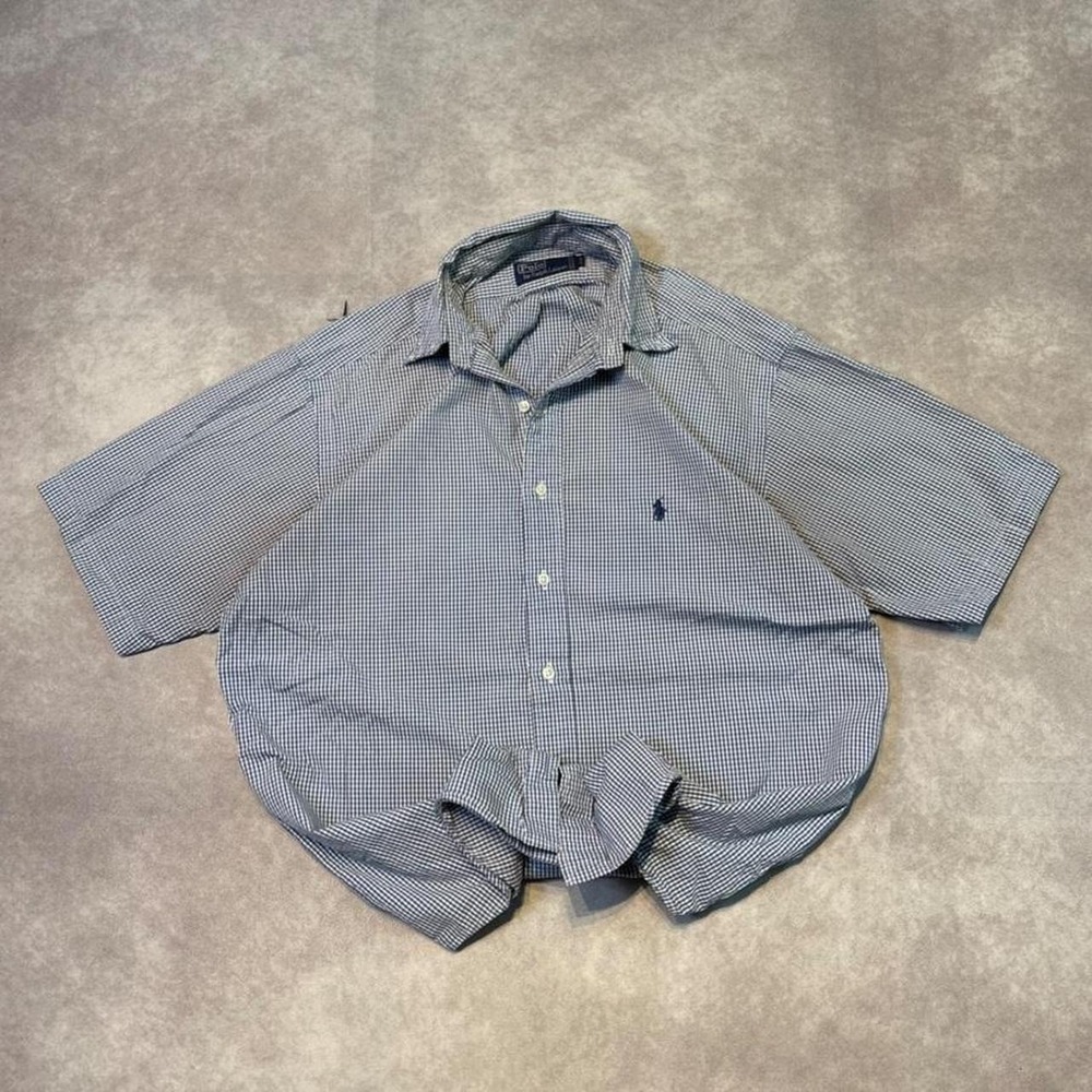 Vintage Polo Ralph Lauren Striped Long Sleeve Button Down Shirt Mens Fits M